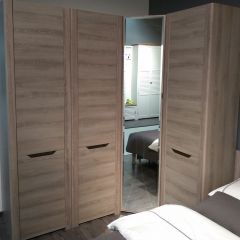 АФИНА А12 Шкаф для одежды и белья Ясень Таормина в Невьянске - nevyansk.mebel24.online | фото 2