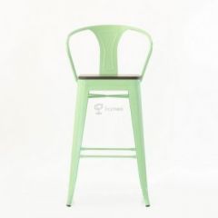 Барное кресло Barneo N-244 Tolix Wood Style в Невьянске - nevyansk.mebel24.online | фото 2