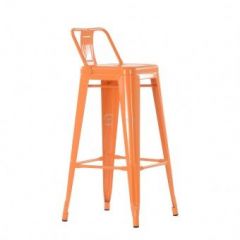 Барный стул Barneo N-242 Tolix Style 2003 Оранжевый в Невьянске - nevyansk.mebel24.online | фото