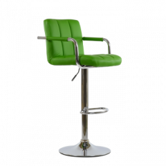 Барный стул Barneo N-69 Kruger Arm Зеленый в Невьянске - nevyansk.mebel24.online | фото