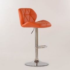 Барный стул Barneo N-85 Diamond оранжевый в Невьянске - nevyansk.mebel24.online | фото 2