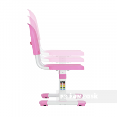 Комплект парта + стул трансформеры Cantare Pink в Невьянске - nevyansk.mebel24.online | фото 7