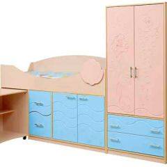 Набор мебели для детской Юниор -12.2 (700*1860) МДФ матовый в Невьянске - nevyansk.mebel24.online | фото