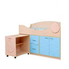 Набор мебели для детской Юниор -12.2 (700*1860) МДФ матовый в Невьянске - nevyansk.mebel24.online | фото 4
