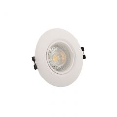 DK3028-WH Встраиваемый светильник, IP 20, 10 Вт, GU5.3, LED, белый, пластик в Невьянске - nevyansk.mebel24.online | фото 3