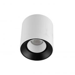 DK3090-WB+WH Светильник накладной IP 20, 10 Вт, GU5.3, LED, бело-черный/белый, пластик в Невьянске - nevyansk.mebel24.online | фото