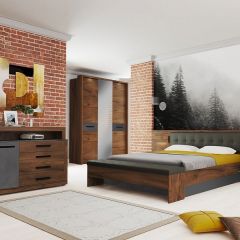 ГЛАЗГО МС Спальный гарнитур в Невьянске - nevyansk.mebel24.online | фото