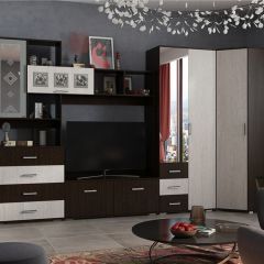 Гостиная Белла (модульная) венге/ясень белый в Невьянске - nevyansk.mebel24.online | фото 13