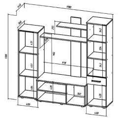 ИБИЦА Гостиная (ЯШС/ЯШТ) в Невьянске - nevyansk.mebel24.online | фото 2