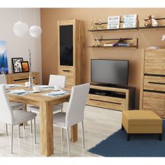 АФИНА Гостинная Крафт (модульная) в Невьянске - nevyansk.mebel24.online | фото
