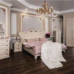 Комод 4 ящика Афина + Зеркало ППУ Афина (крем корень) в Невьянске - nevyansk.mebel24.online | фото 7