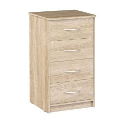 Комод 480 с 4-ящиками (Дуб сонома светлый) в Невьянске - nevyansk.mebel24.online | фото