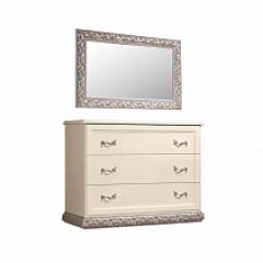 Комод Тиффани штрих-лак/серебро (ТФКМ-1) в Невьянске - nevyansk.mebel24.online | фото