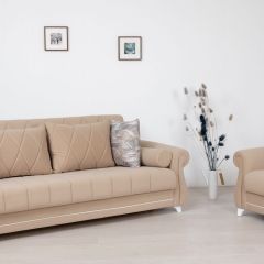 Комплект Роуз ТД 412 диван-кровать + кресло + комплект подушек в Невьянске - nevyansk.mebel24.online | фото 1