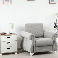 Комплект Роуз ТД 414 диван-кровать + кресло + комплект подушек в Невьянске - nevyansk.mebel24.online | фото 2