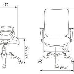 Кресло Бюрократ CH-599AXSN/32B/TW-11 черный TW-32K01 в Невьянске - nevyansk.mebel24.online | фото 4