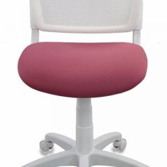 Кресло детское Бюрократ CH-W296NX/26-31 белый TW-15 розовый 26-31 в Невьянске - nevyansk.mebel24.online | фото 3