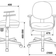 Кресло детское Бюрократ CH-W356AXSN/15-107 голубой в Невьянске - nevyansk.mebel24.online | фото 3