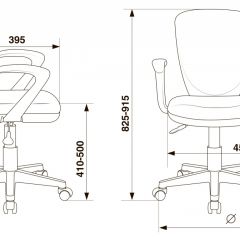 Кресло детское Бюрократ KD-W10AXSN/26-25 серый в Невьянске - nevyansk.mebel24.online | фото 4