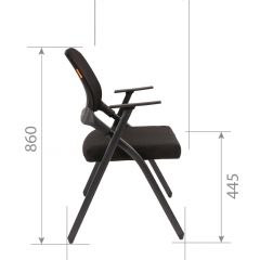 Кресло для посетителей CHAIRMAN NEXX (ткань стандарт черный/сетка DW-61) в Невьянске - nevyansk.mebel24.online | фото 7
