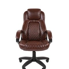 Кресло для руководителя  CHAIRMAN 432 (Экокожа коричневая) в Невьянске - nevyansk.mebel24.online | фото 2