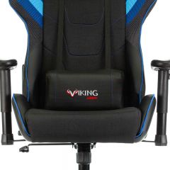 Кресло игровое Бюрократ VIKING 4 AERO BLUE черный/синий в Невьянске - nevyansk.mebel24.online | фото 7