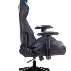 Кресло игровое Бюрократ VIKING 4 AERO BLUE черный/синий в Невьянске - nevyansk.mebel24.online | фото 8