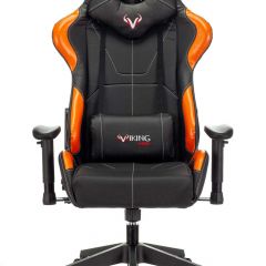 Кресло игровое Бюрократ VIKING 5 AERO ORANGE черный/оранжевый в Невьянске - nevyansk.mebel24.online | фото 3