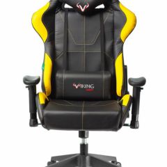 Кресло игровое Бюрократ VIKING 5 AERO YELLOW черный/желтый в Невьянске - nevyansk.mebel24.online | фото 3