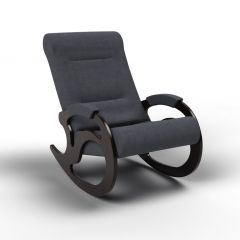 Кресло-качалка Вилла 11-Т-ГР (тканьвенге) ГРАФИТ в Невьянске - nevyansk.mebel24.online | фото 1