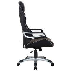 Кресло компьютерное BRABIX Techno GM-002 (ткань) черное/серое, вставки белые (531815) в Невьянске - nevyansk.mebel24.online | фото 4