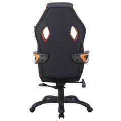 Кресло компьютерное BRABIX Techno Pro GM-003 (ткань черное/серое, вставки оранжевые) 531813 в Невьянске - nevyansk.mebel24.online | фото 5