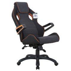 Кресло компьютерное BRABIX Techno Pro GM-003 (ткань черное/серое, вставки оранжевые) 531813 в Невьянске - nevyansk.mebel24.online | фото 8