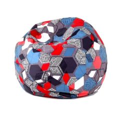 Кресло-мешок Мяч M (Geometry Slate) в Невьянске - nevyansk.mebel24.online | фото