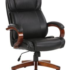 Кресло офисное BRABIX PREMIUM "Magnum EX-701" (дерево, рециклированная кожа, черное) 531827 в Невьянске - nevyansk.mebel24.online | фото 1