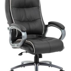 Кресло офисное BRABIX PREMIUM "Strong HD-009" (экокожа черная, ткань серая) 531945 в Невьянске - nevyansk.mebel24.online | фото