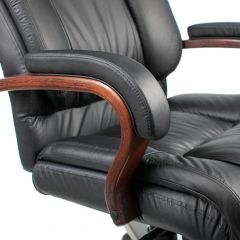 Кресло руководителя Бюрократ T-9925WALNUT/BLACK в Невьянске - nevyansk.mebel24.online | фото 4