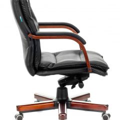 Кресло руководителя Бюрократ T-9927WALNUT-LOW/BL в Невьянске - nevyansk.mebel24.online | фото 2