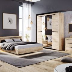 Кровать 1600 парящая с ПМ НКМ Версаль-5 секция №6 в Невьянске - nevyansk.mebel24.online | фото 2