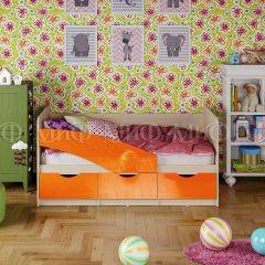 Кровать Бабочки (Оранжевый металлик) 1800 в Невьянске - nevyansk.mebel24.online | фото