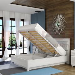 Кровать КР-1071 с мягким изголовьем в Невьянске - nevyansk.mebel24.online | фото 5