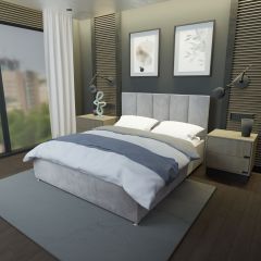 Кровать Мерида Решетка+ПМ (1800) *БЕЗ ДНА в Невьянске - nevyansk.mebel24.online | фото