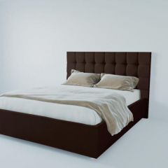 Кровать Венеция без основания 800 (экокожа коричневая) в Невьянске - nevyansk.mebel24.online | фото
