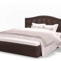 Кровать Стелла 1200 + Основание (Лесмо brown) коричневый в Невьянске - nevyansk.mebel24.online | фото 1