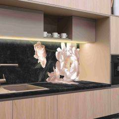 Кухонный фартук со столешницей (А-05) в едином стиле (3050 мм) в Невьянске - nevyansk.mebel24.online | фото