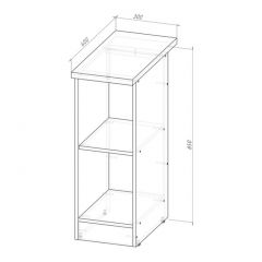 Кухонный гарнитур Адажио мега прайм 1500 х 2700 мм в Невьянске - nevyansk.mebel24.online | фото 15