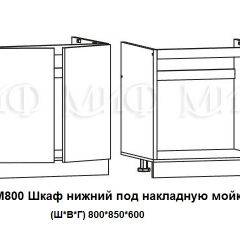 ЛИЗА-2 Кухонный гарнитур 1,6 Белый глянец холодный в Невьянске - nevyansk.mebel24.online | фото 6