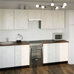 Кухонный гарнитур Лоретта мега 2500 мм в Невьянске - nevyansk.mebel24.online | фото