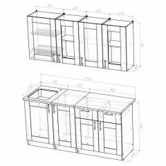 Кухонный гарнитур Ника демо 1700 в Невьянске - nevyansk.mebel24.online | фото 4