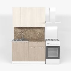 Кухонный гарнитур Ольга лайт 1 1200 мм в Невьянске - nevyansk.mebel24.online | фото 3
